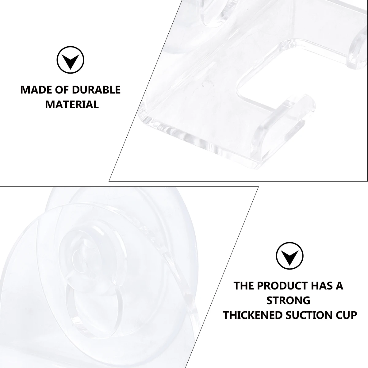 

2 Pcs Razor Holder Shaver Men Hook Bracket for Bath Body Suckers Shower Hanger Suction Cup Man