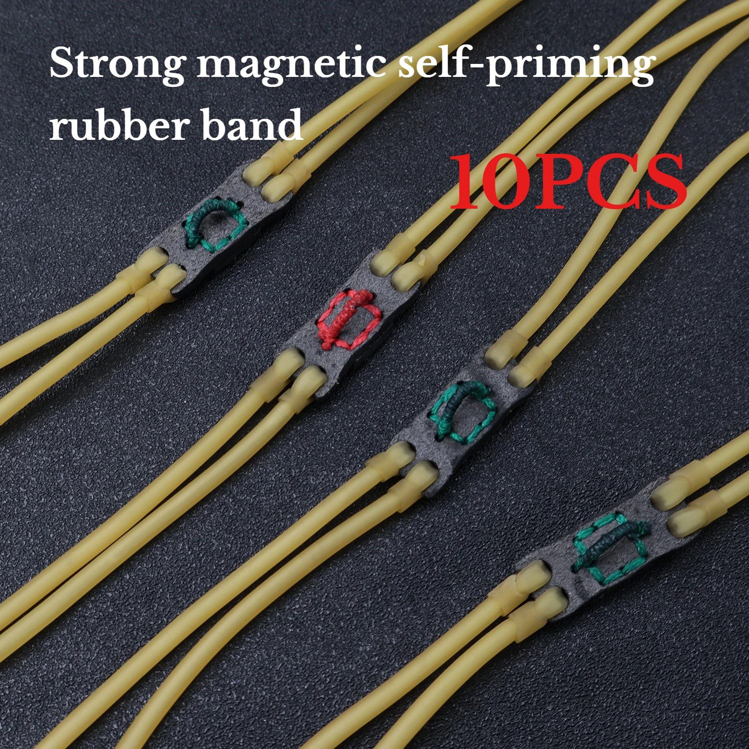 10PCS Strong Magnetic Self-priming Leather Pocket Tendon Outdoor Camping Portable Competitive Tool Parts
