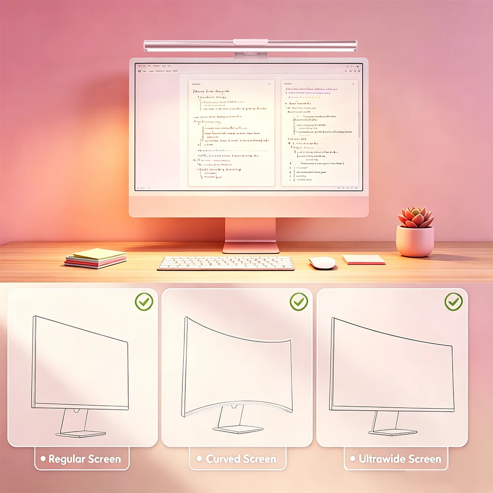 スマートWiFiライトバーモニター RGBICセットアップラ - Desk Setup No Monitor のレビューと価格