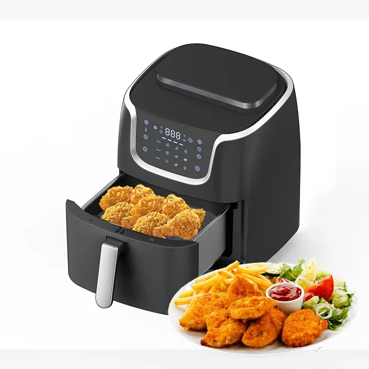 YYHC-Unique Hot Commercial Air Fryer with steaming function 7.5QT Non-stick Oil Free Steam Air Fryer