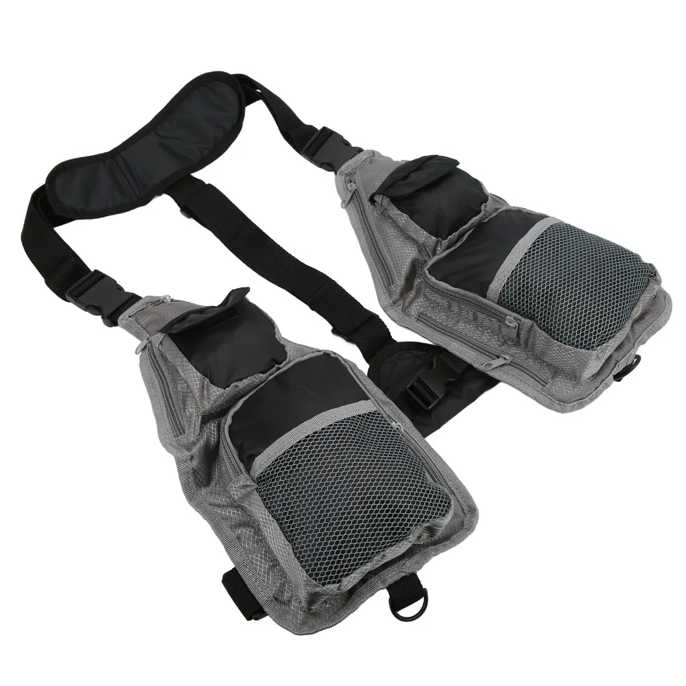 Chaleco de pesca transpirable Oxford 600D con múltiples bolsillos - imagen 4