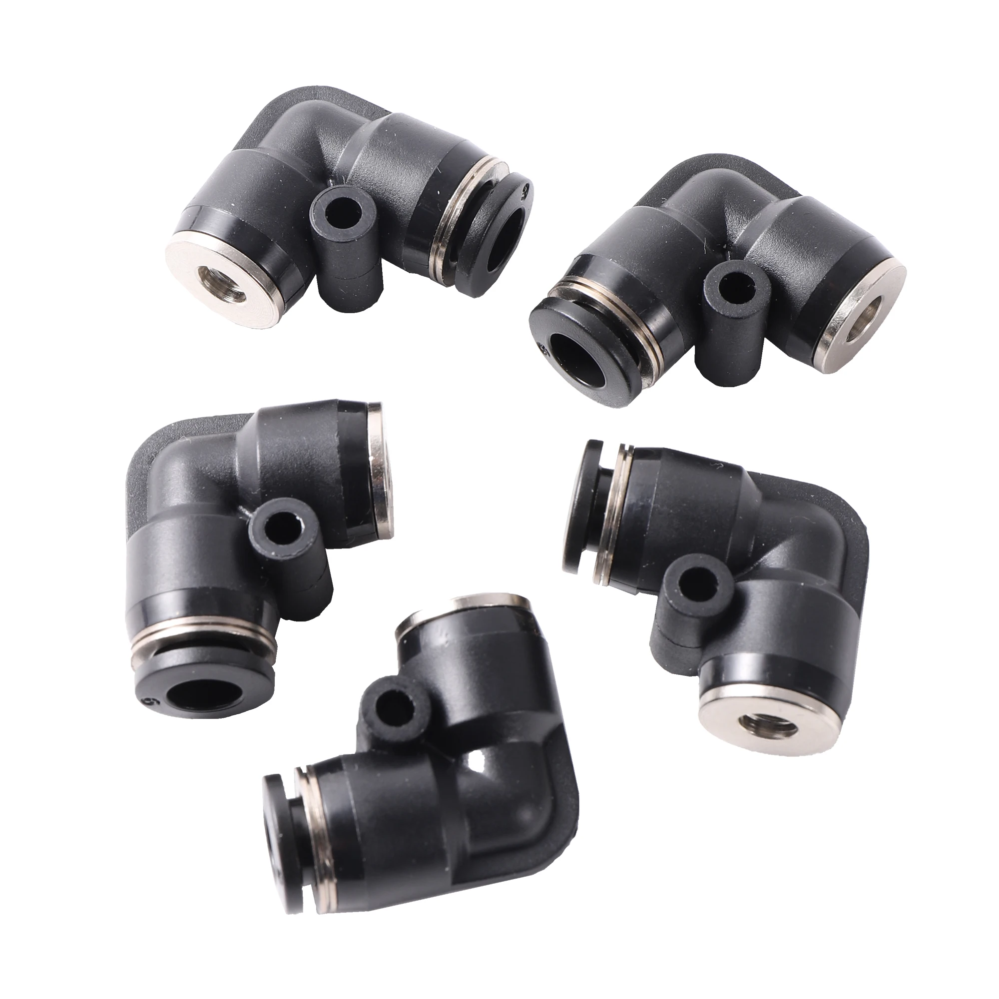 Garden Misting Spray Irrigation System 6mm to 3/16 Thread Elbow Connetor Slip lock Quick Access Cooling Fogger Nozzle Fittings