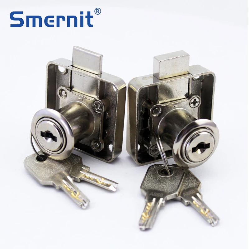 KA Key Alike Drawer Locks with 2 Keys Lock Furniture Hardware Door Cabinet Lock for Office Desk Letter Box Cam Mailbox Locks