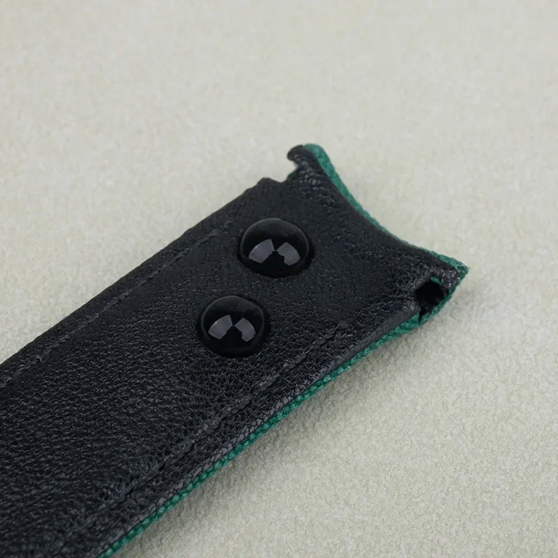 20 مللي متر نهاية منحنية اثنين الربيع بار قابل للتعديل نسيج النايلون الجلود أسود أبيض حزام (استيك) ساعة ل رولكس حزام دايتونا الغواصة diw Wat