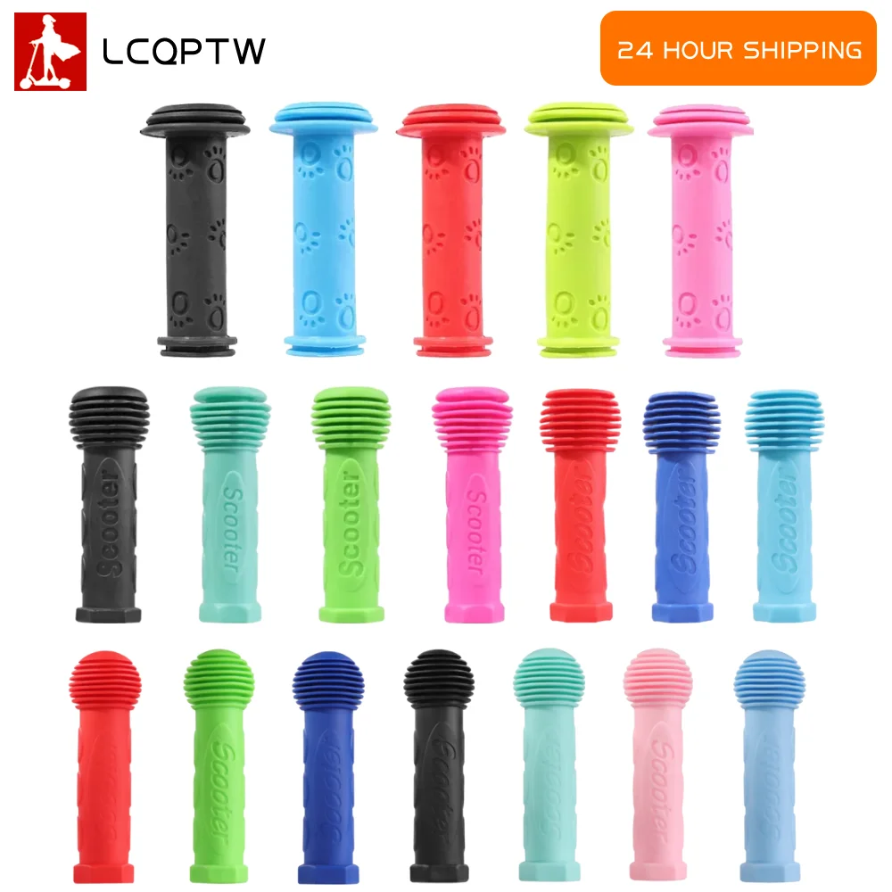 

Anti-skid Handlebar Grips Cover Bicycle Tricycle Skateboard for Kids Child Scooters Rubber Grip Handle Bike Scooter Accessories