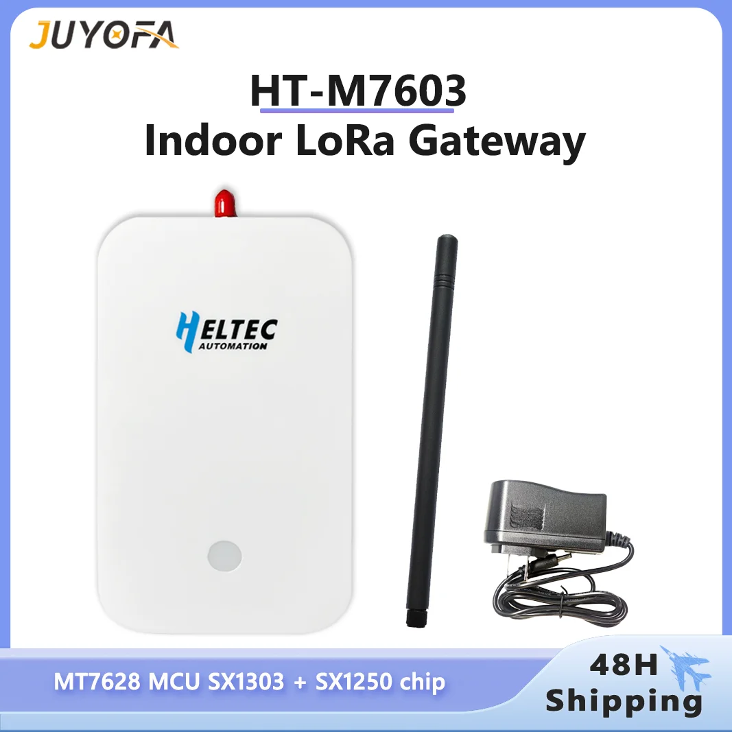 Heltec HT-M7603 Indoor LoRa Gateway SX1303+SX1250 LoRa Chip 8 Channel Standard LoRaWAN Wi-Fi/Ethernet Indoor Hotspot