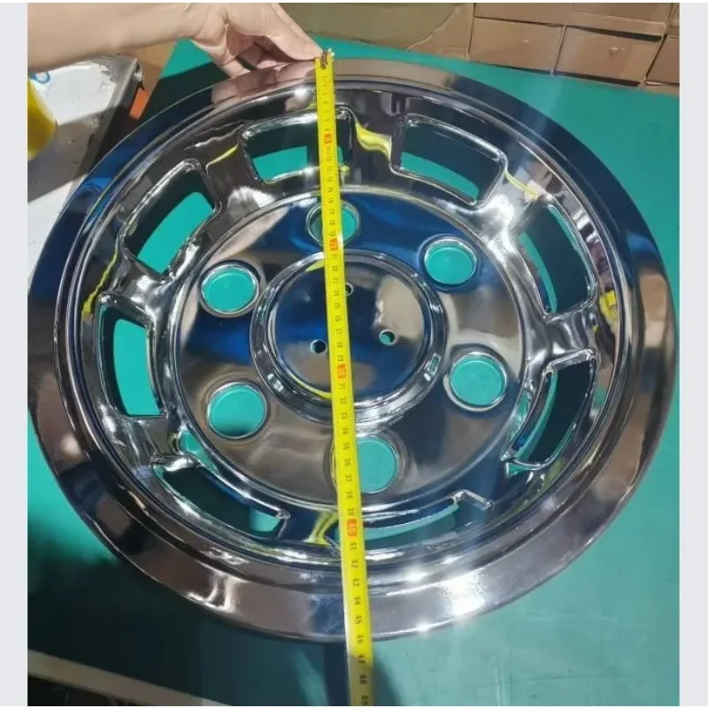 مناسبة لـ Isuzu 17.5 بوصة من الفولاذ المقاوم للصدأ 6 فتحات لتزيين العجلات غطاء محور العجلة