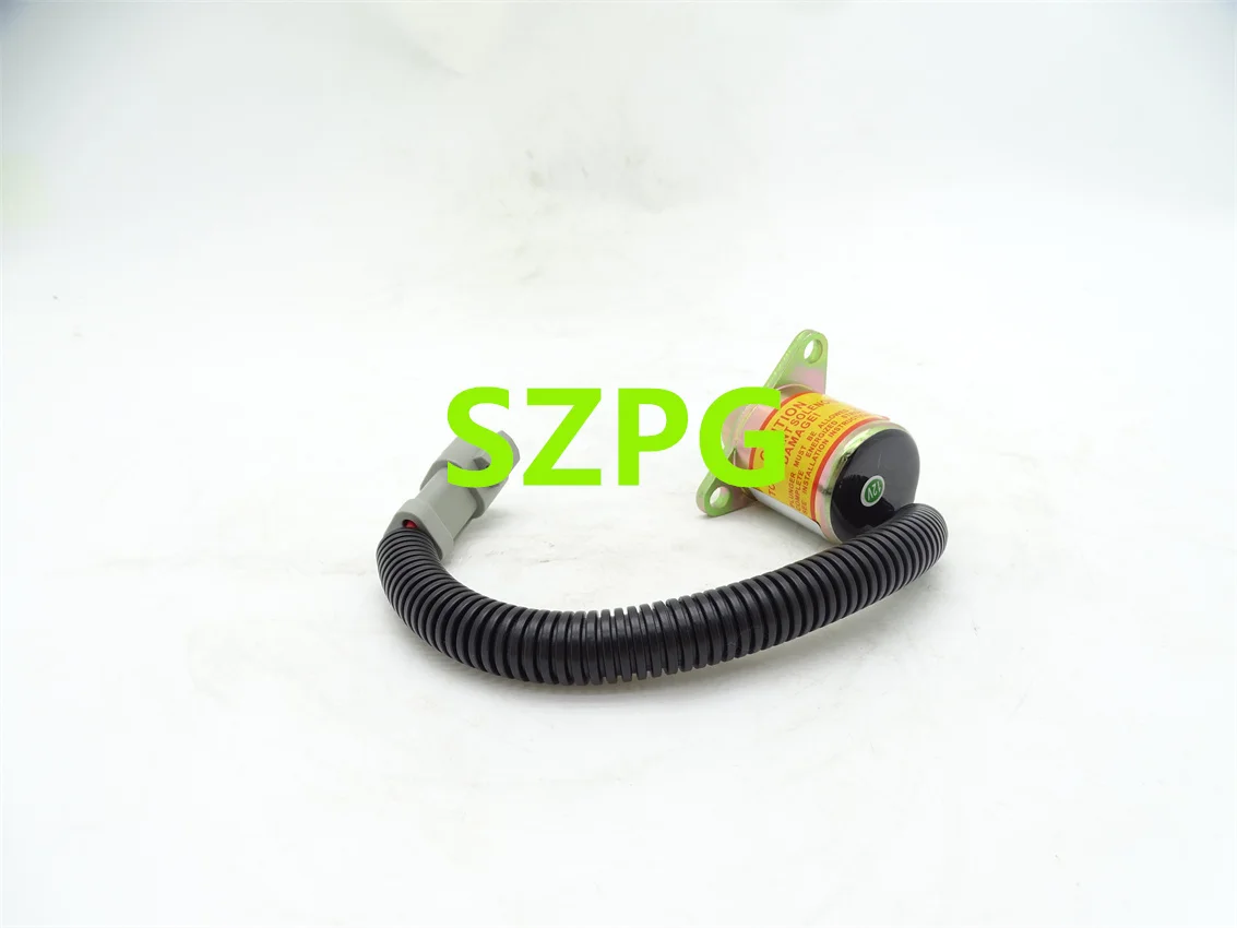 Fuel Shut Off Solenoid 41-9100 42-0100 41-4306 129486-77952 1500-3076 for Yanmar Engine 3TNE72 Thermo King TK249 12VDC