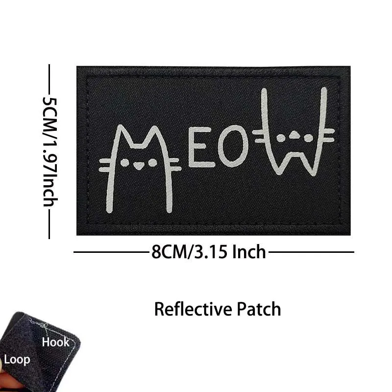 Cartoon Patches Hook and Loop Applique