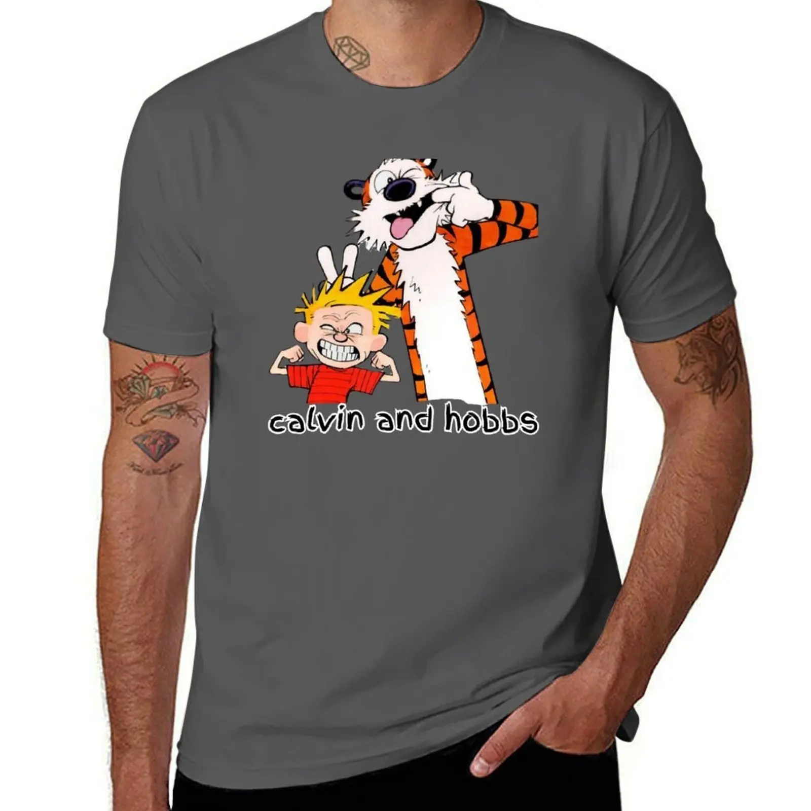

Calvin And Hobbs Calvin And Hobbs Calvin And Hobbs T-Shirt man t shirts for men t shirt men 100% cotton luxury brand T-Shirt