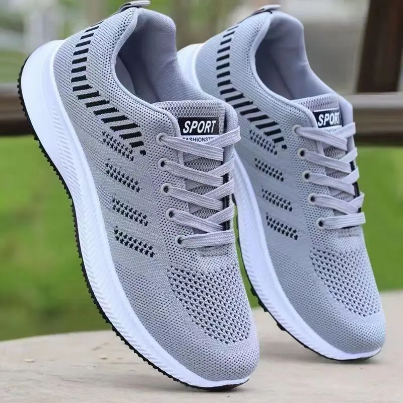 Chaussures de sport décontractées pour hommes, baskets de course respirantes, de marche en plein air, d'entraînement, de Tennis, confortables et légères, 2025