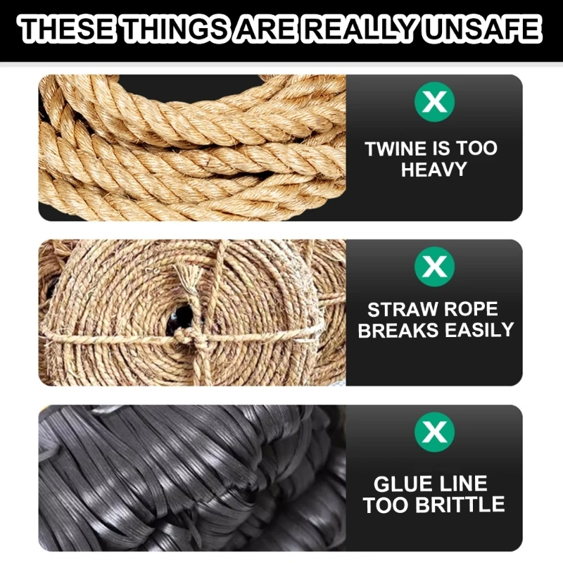 652F Vielseitiges Ratschen-Spanngurt-Set Robuste Ratschengurte Ratschen-Sicherungsgurte für Anhänger, Motorräder und Kajaks