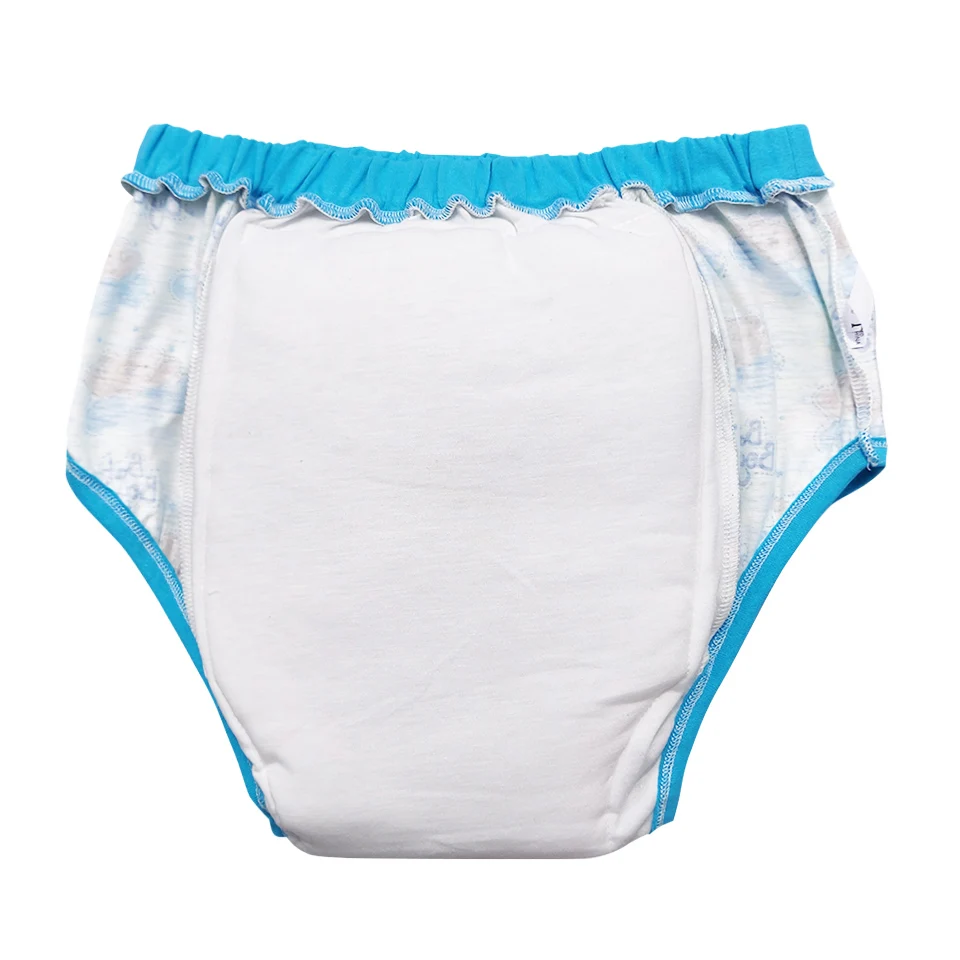 2022 Style Waterproof Adult Baby Training Pants Reusable Nappies DDLG Cloth Diaper Adult Underwear Panties Potty