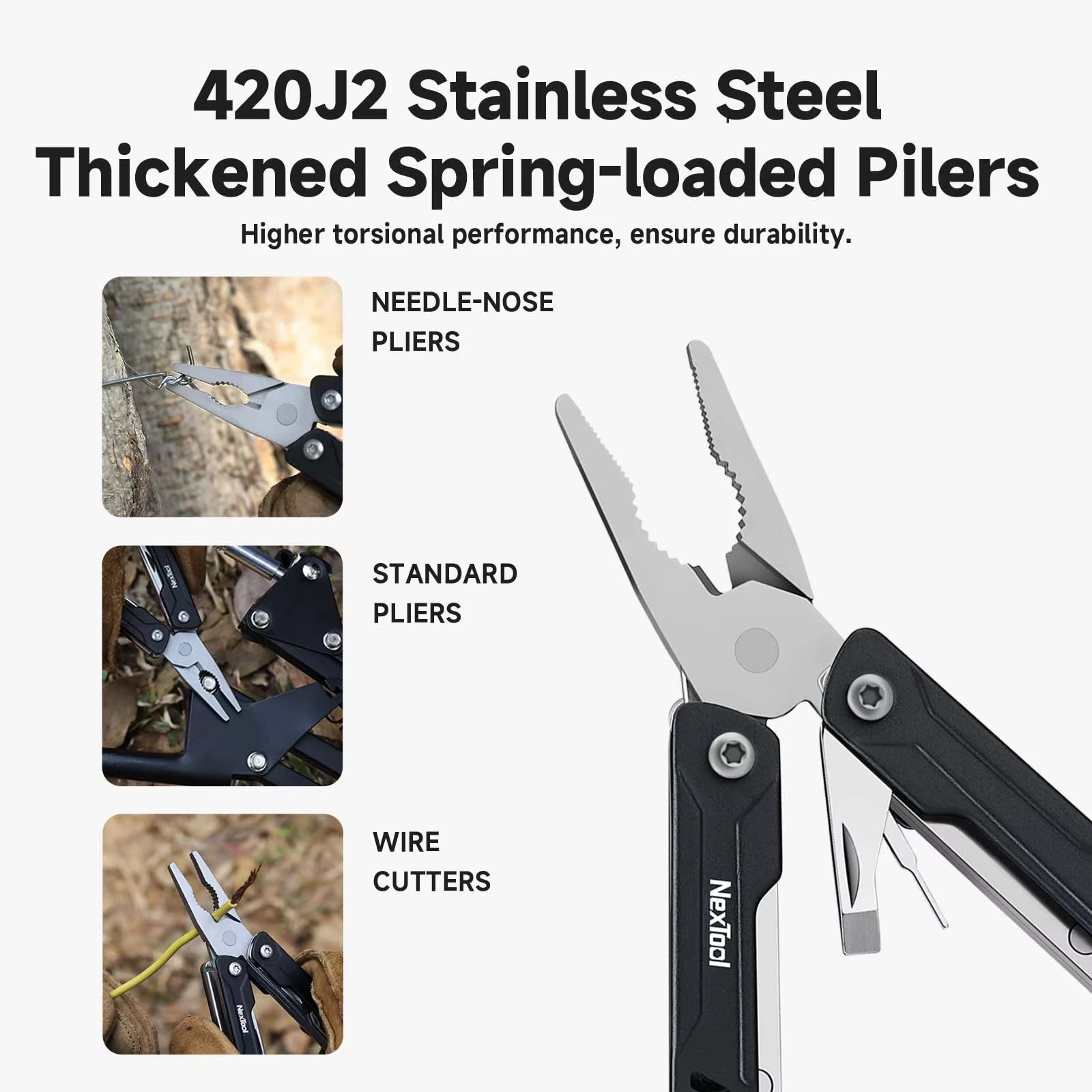 NexTool 12 in 1 Mini pinze da marinaio S11 Multi strumento forbici pieghevoli cacciavite coltello EDC portatile attrezzatura da esterno utensili manuali