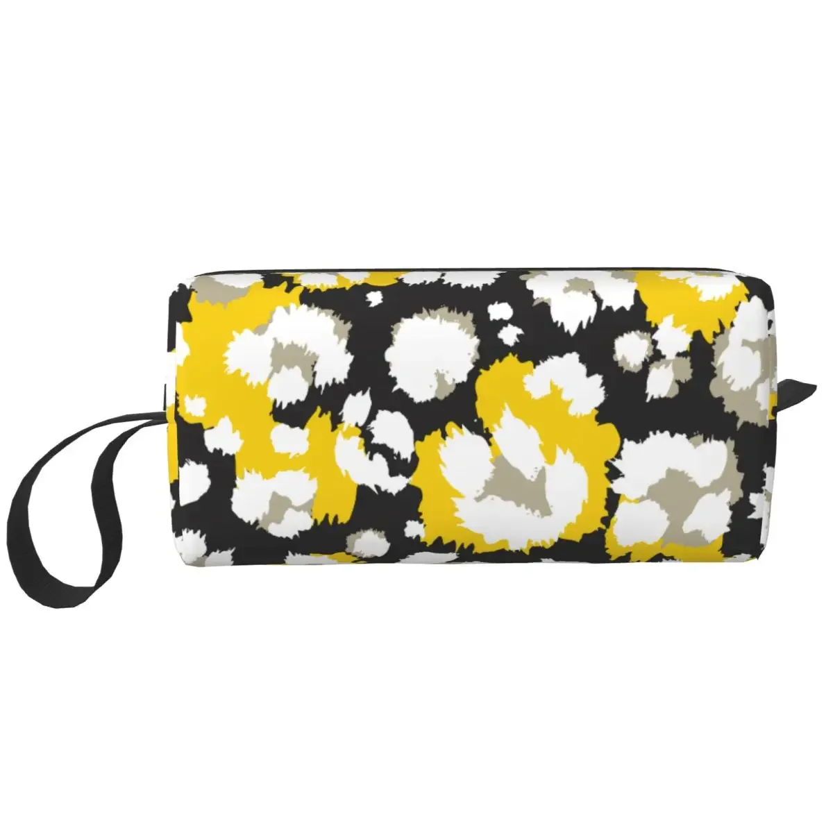 

Custom Kawaii Leopard Print Travel Toiletry Bag for Women Makeup Cosmetic Bag Beauty Storage Dopp Kit