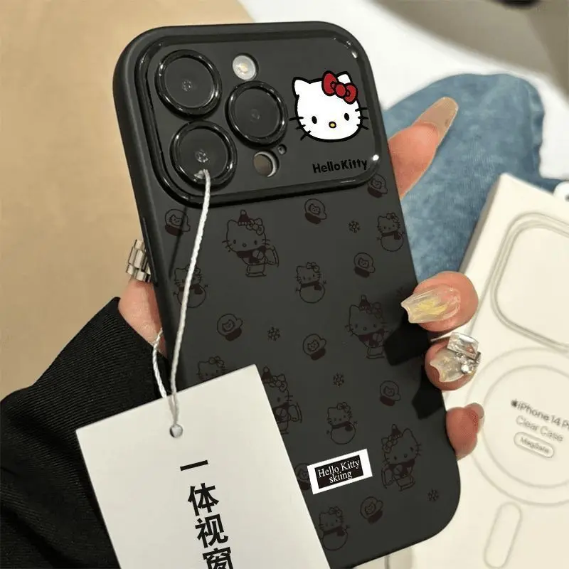 ハローキティ携帯電話保護ケース-iphone17-16promax-plus-15-14-13-12対応-全面保護-フロスト加工