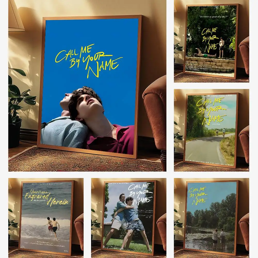 C-Call Me باسمك ملصق فني مع مطبوعات هدية تزيين غرفة النوم وغرفة المعيشة