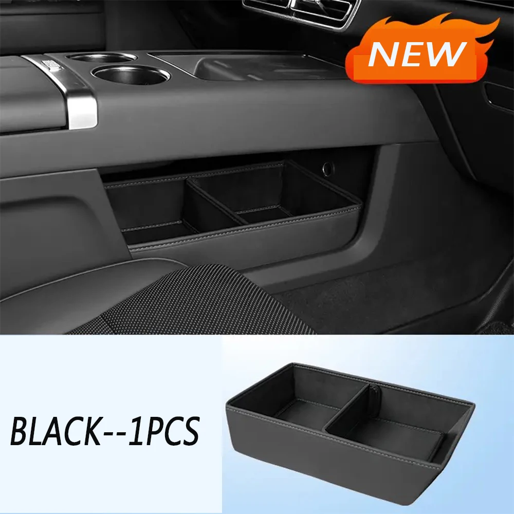 

For LiXiang L9 2022 2023 2024 Folding storage box under the central control leather storage box car interior accessories