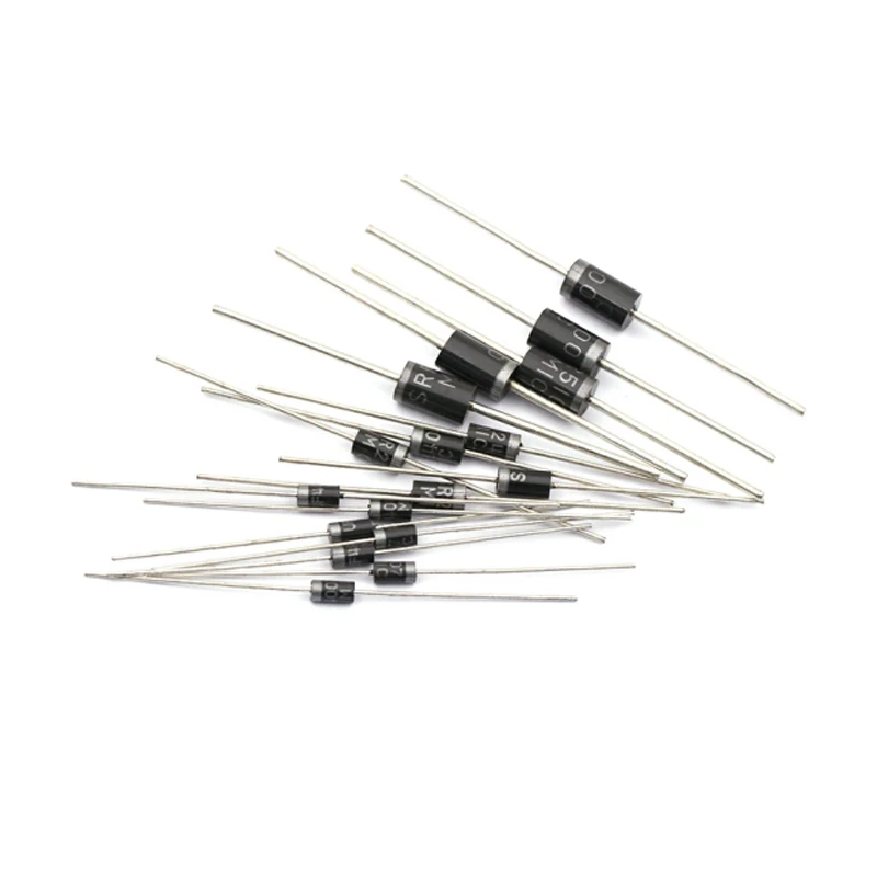 20PCS Rectifier Diode 1N5408 1N5404 1N5401 1N5822 1N5818 1N5400 1N5406 1N5402 10A10 FR604 FR607 FR608  3A 6A200V 400V 600V 800V