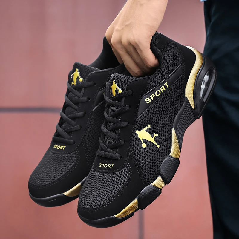 

Shoes for Men Breathable Casual Shoes Men's Sneakers Summer Light Mesh Air Cushion Sports Shoes Outdoor Lace Up Training Sneaker