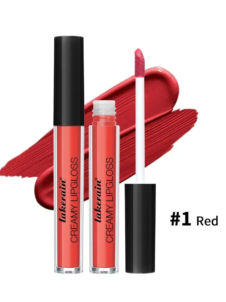 Rouge à lèvres imperméable, brillant à lèvres crémeux, antiadhésif à la tasse, ne se décolore pas, liquide velours hydratant longue durée, 8 couleurs