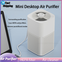 Xiaomi Youpin Desktop Air Purifier Household Air Cleaner HEPA Filter PM2.5 Dust Smoke Odor Remover Mini Air Cleaner Freshener
