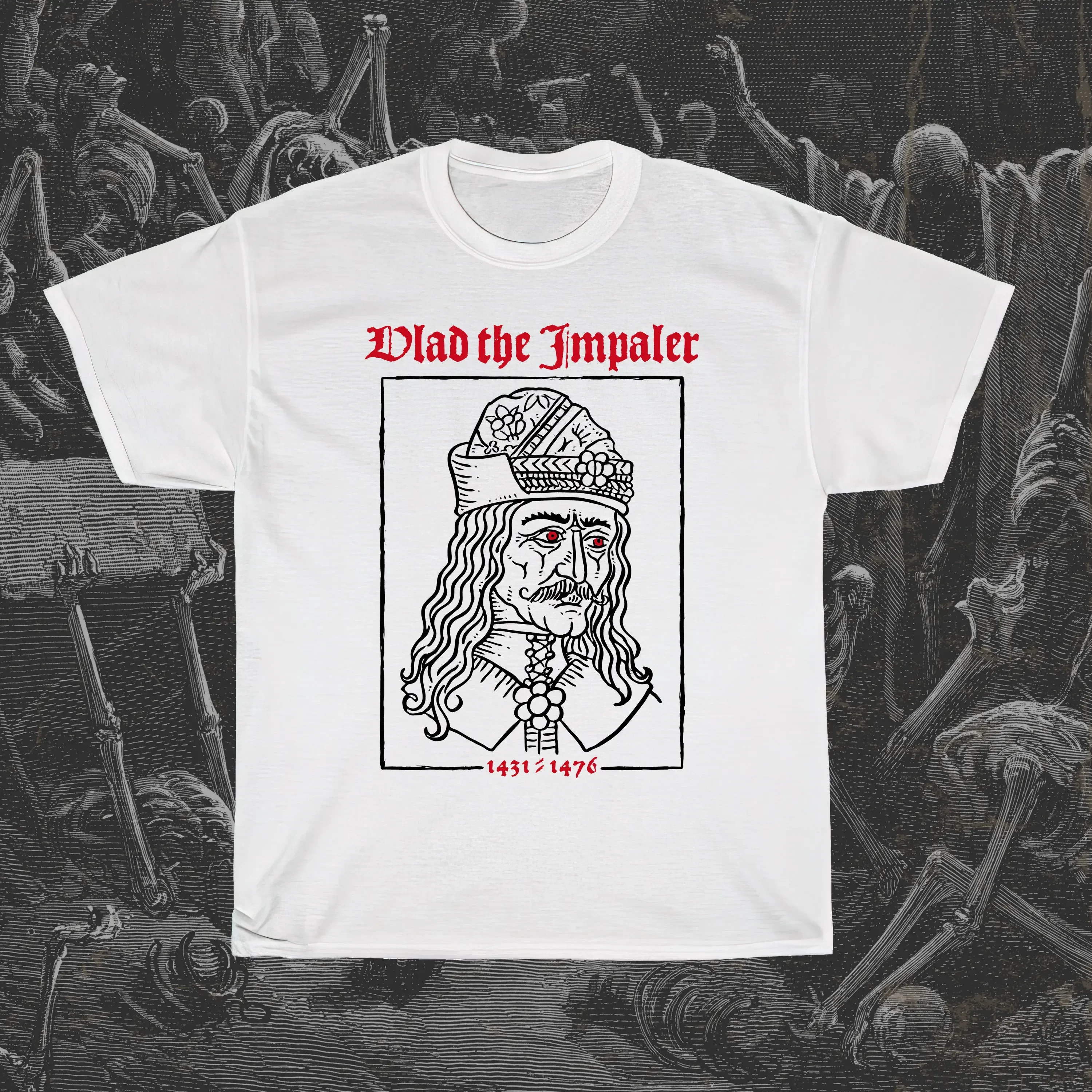 Vlad Tepes T-shirt Count Dracula Tshirt Vlad the Impaler