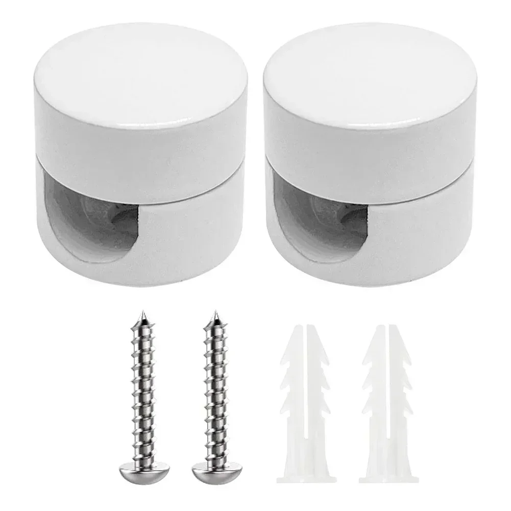 2pcs Cables Pins For Textile Cables With Screws Dowels Ceiling Mounting Wall Ceiling Pins Home Improvement Replacement Parts