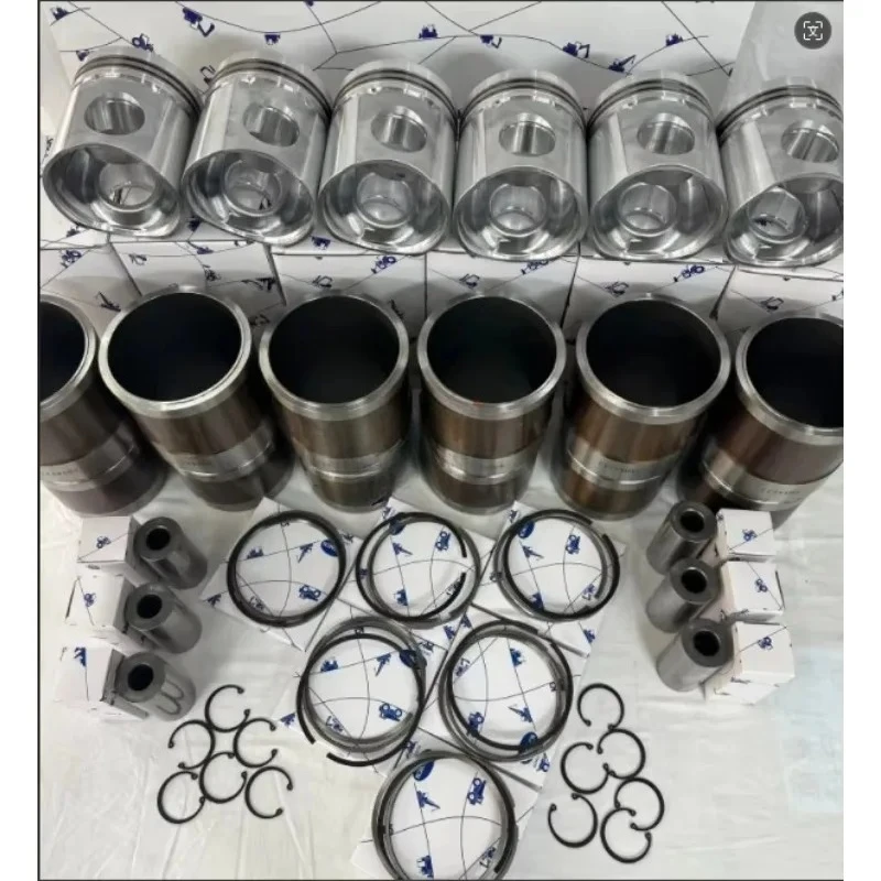 

New Excavator Engine Parts 6D114 Direct Engine Repair Kit Piston Bushing Piston Ring Piston Pin Suitable for Cummins