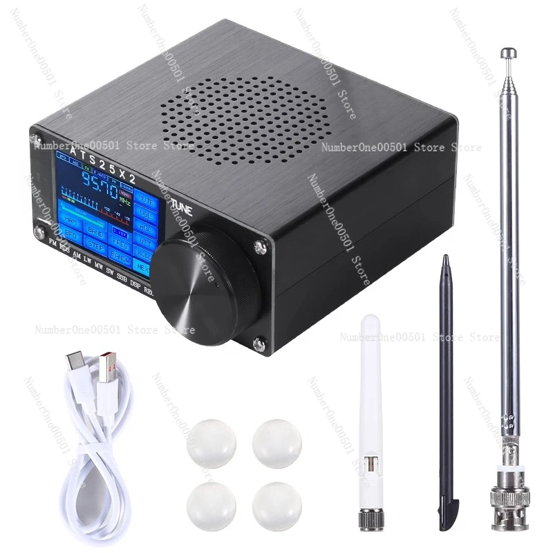 All-band radio receiver ATS25X2 touch screen Si4732 aviation shortwave radio