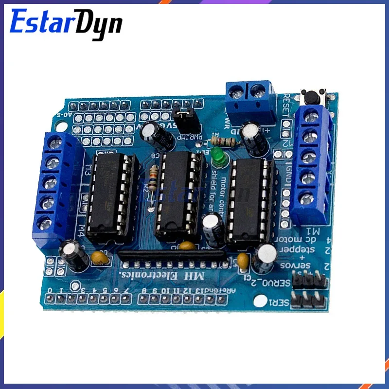 L293D Motor Drive Shield dual for Duemilanove, Motor drive expansion board