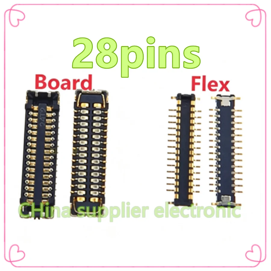 For Oneplus 5 5T tail socket 1+5 A5000 A5010 motherboard charging cable connection seat On Board Flex 28pins