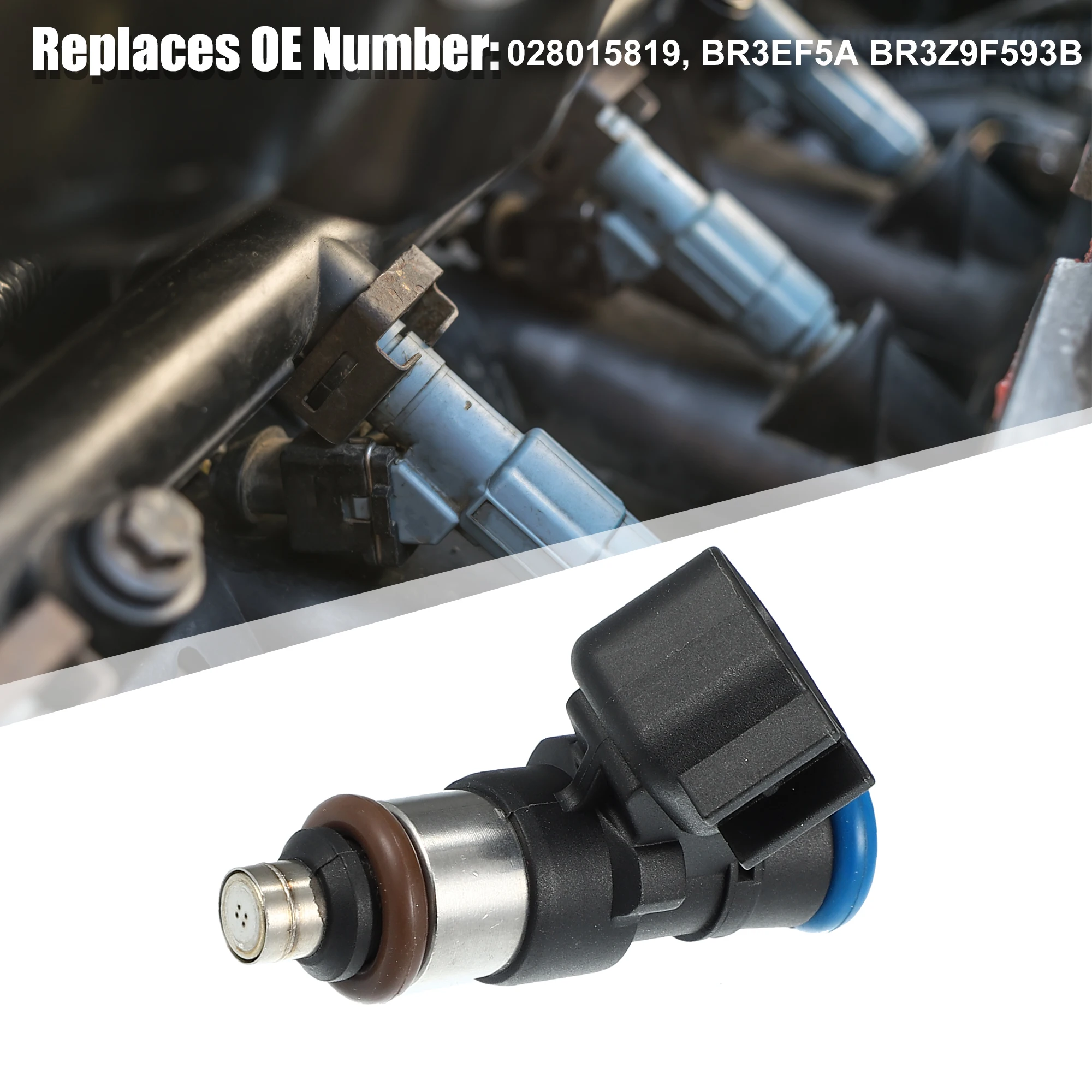 

UXCELL 6pcs 0280158191 Fuel Injector Nozzle for Ford F-150 STX XL XLT 3.7L 2011-14