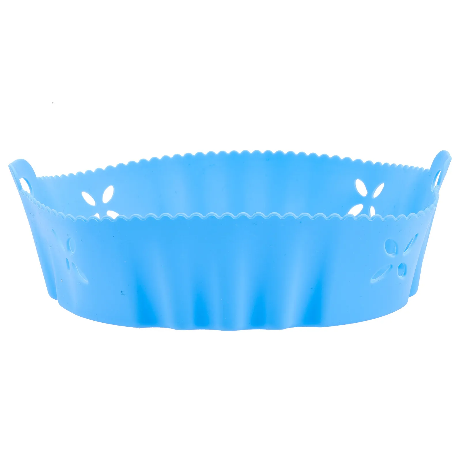 Forro de Silicone Reutilizável Antiaderente Lavável para Fritadeira Elétrica, Compatível com Cesto de Fritadeira, Forno, Micro-ondas, Fogão e Churrasq