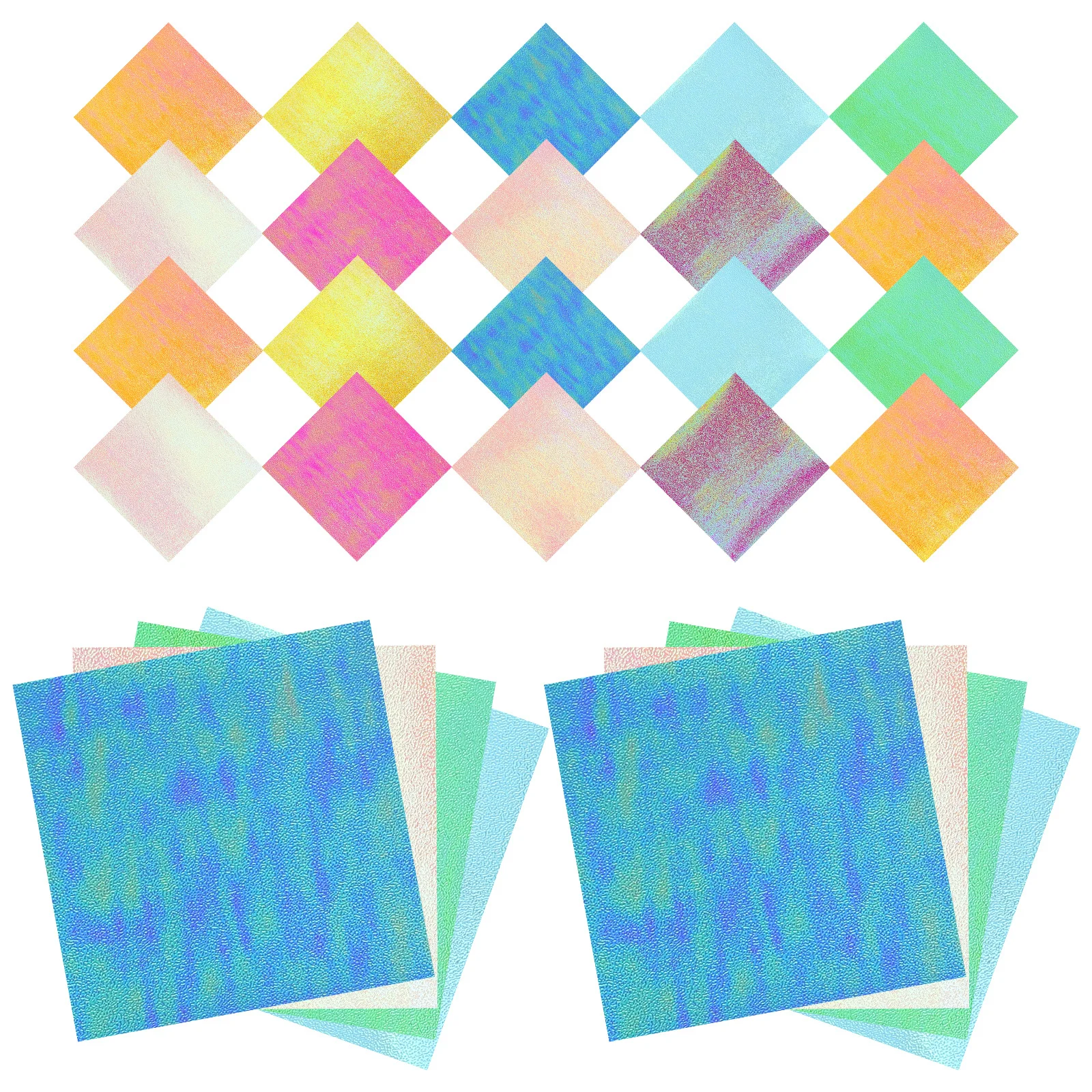 50Pcs Colorful Origami Paper Set for DIY Craft Projects Lightweight Folding Sheets for Handmade Art Gifts Classroom