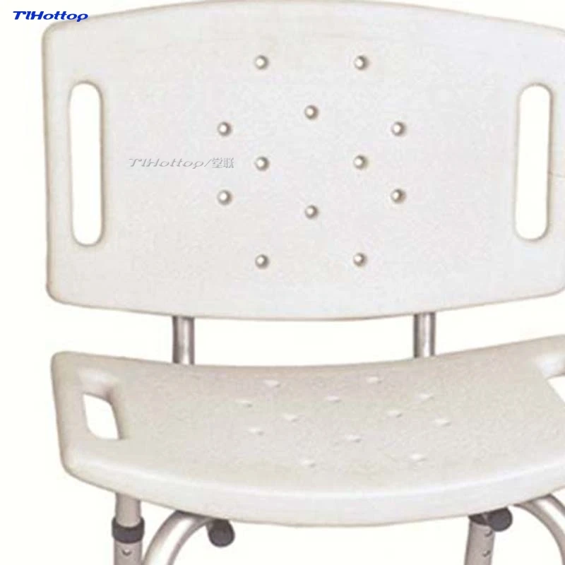 Tlhottop-Height Adjustable Aluminum Alloy Stool, Thickening Chair for the Elderly, Pregnant Women, Bathroom Bath Chair