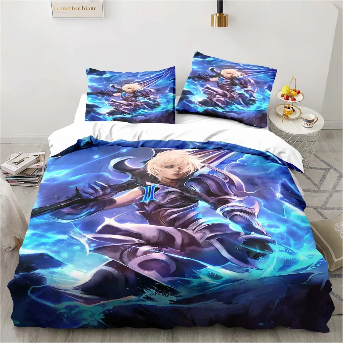 

League of Legends game printed bedding set pillowcase duvet cover bedroom home decor kids room bedding set luxury birthday gift
