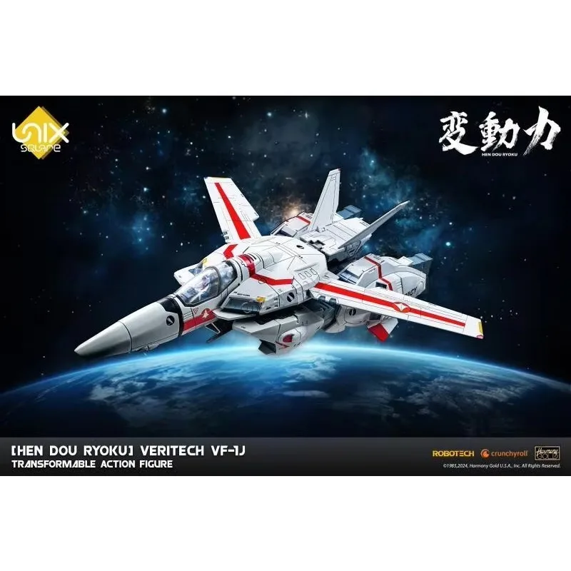 

【In Stock】Sentinel Unix Square Macross Robotech VF-1J Transformable Mecha Highly Articulated Collectible Action Figure Hobby Toy