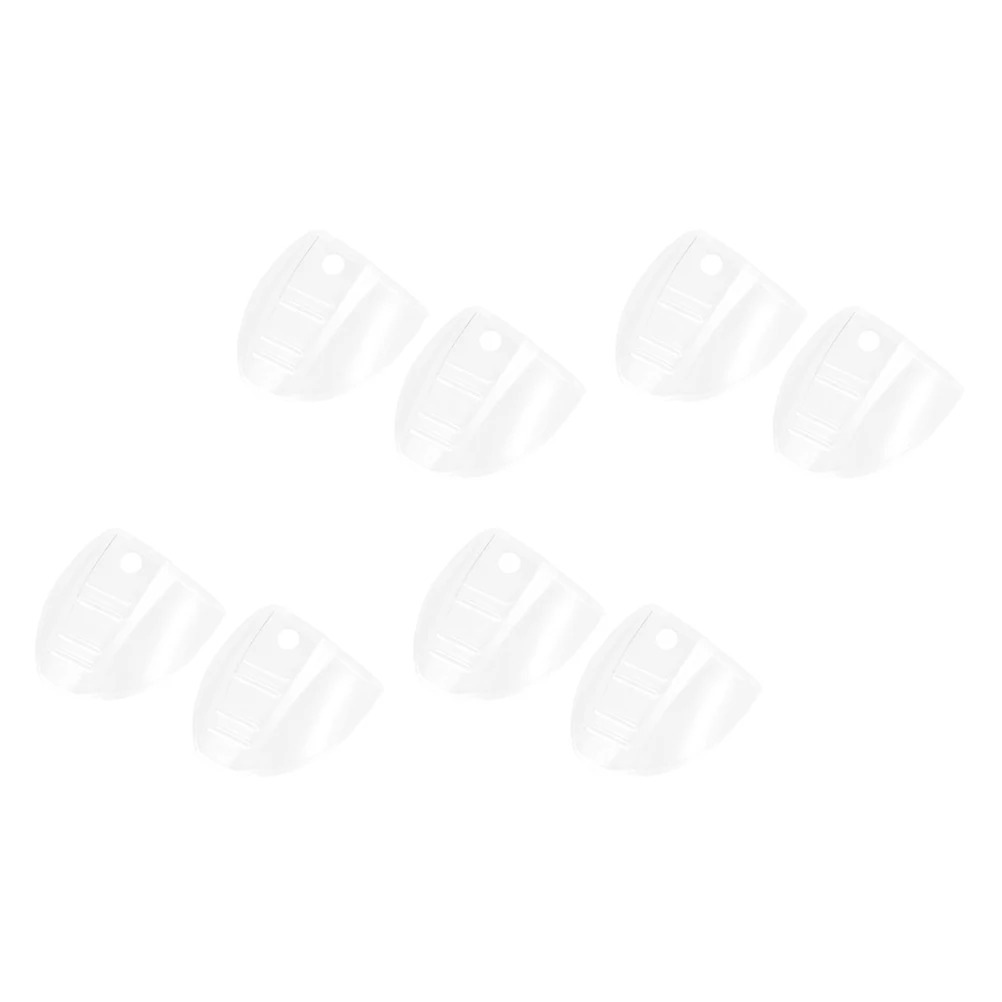 

4 Pairs TPU Glasses Side Shields Durable Lightweight Clear Flexible Sideshield For Glasses Protective Wing Guards for Eyewear