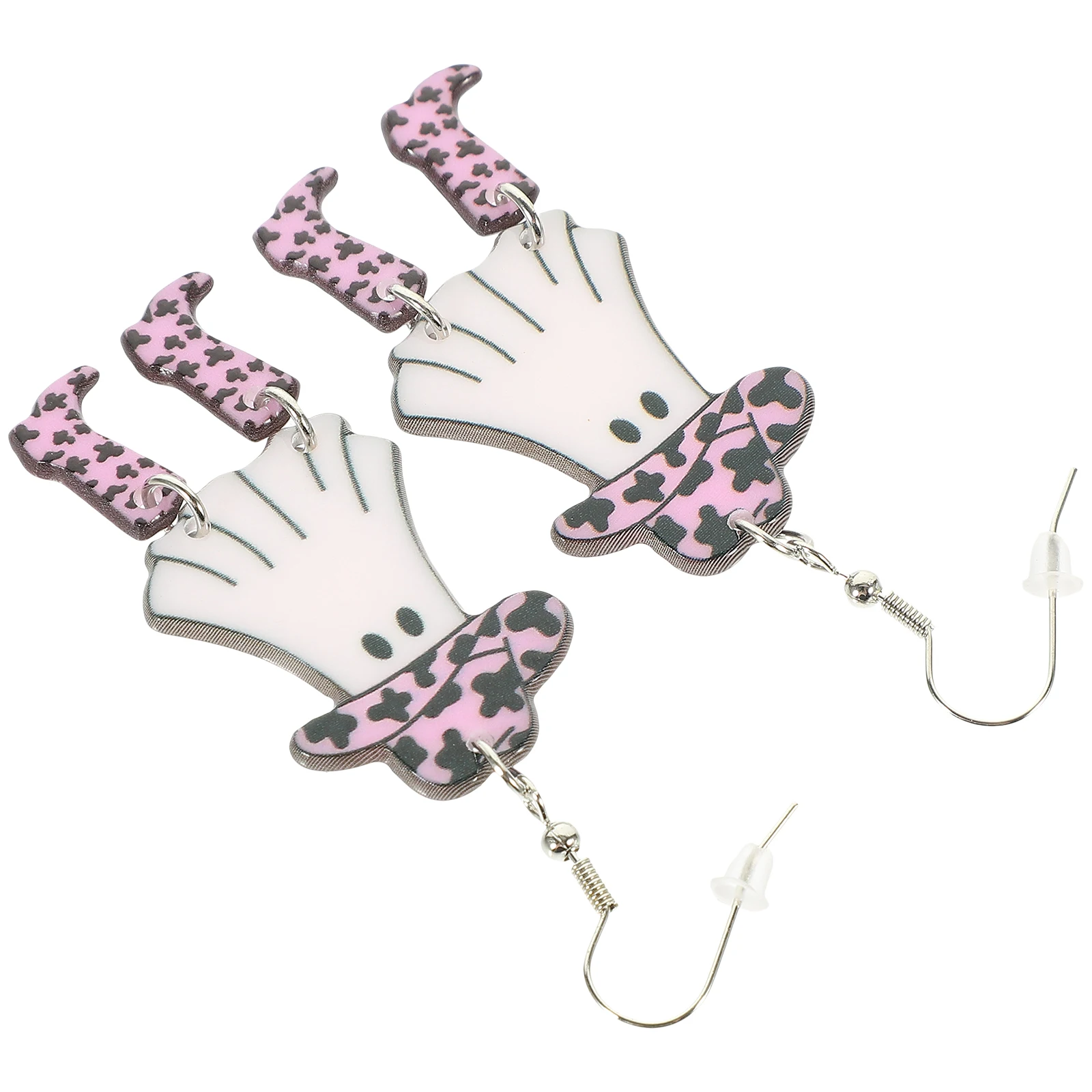 

Gothic Earrings Unique Mushroom Ghost Fashion Women Party Halloween Costume Accessories Lightweight Safe