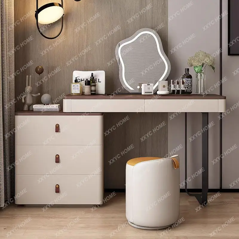 

Ретро-туалетный столик MM из массива дерева, интегрированный в спальню, современный, в средневековом стиле