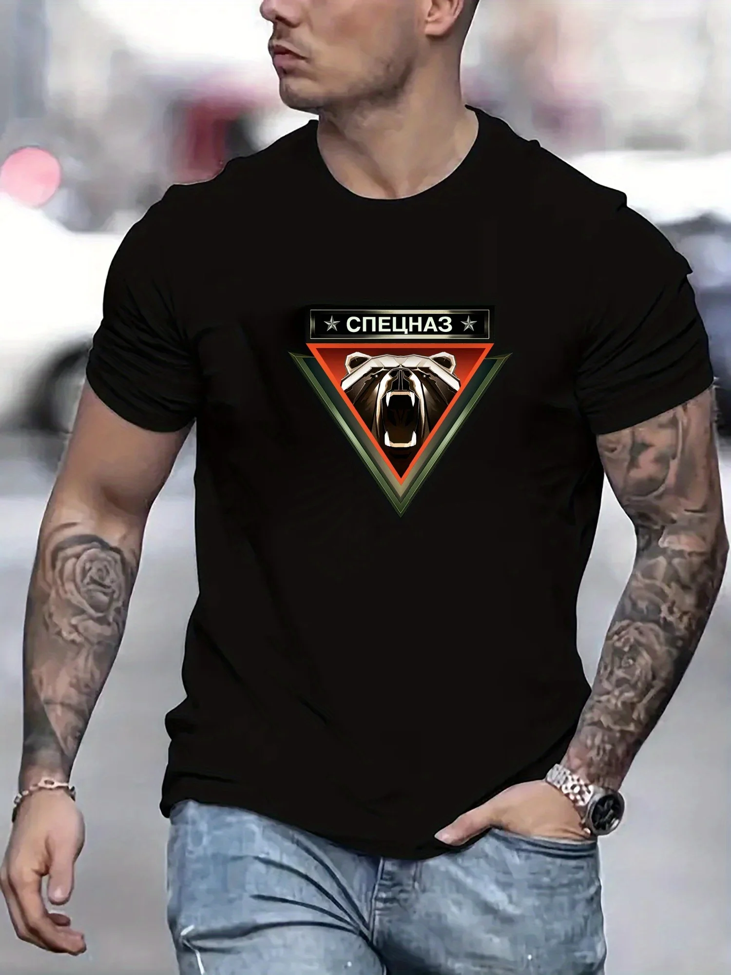 Russian Spetsnaz Counter-Terrorist Special Forces T-Shirt 100% Cotton O-Neck Short Sleeve Summer Casual Mens T-shirt Streetwear