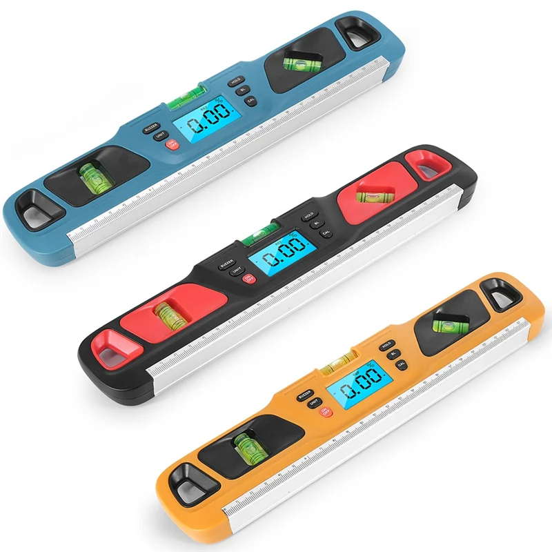 قياس مغناطيسي مقياس مستوى الكحول الرقمي شاشة LED إلكترونية مقياس أفقي حاكم مقياس مستوى المنقلة أ #4