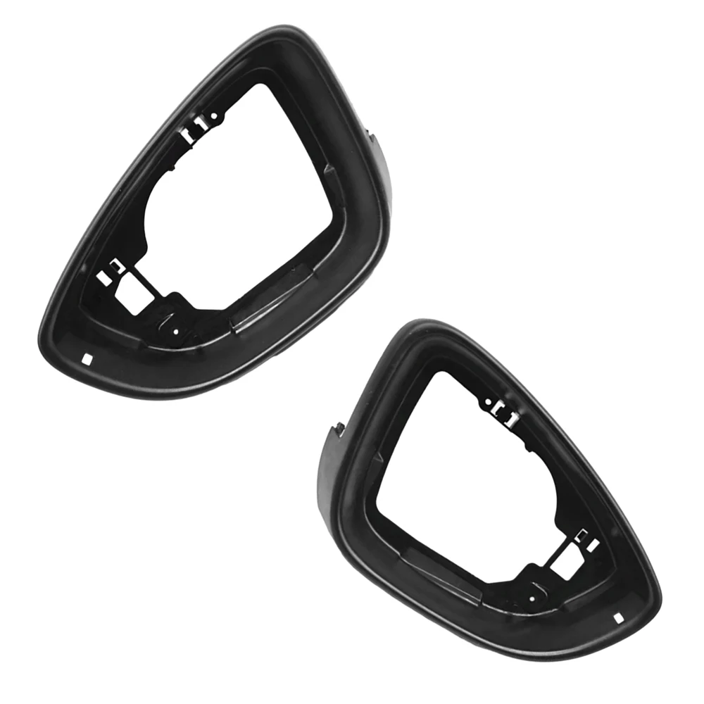 

For VW Jetta 6 MK6 Passat B7 CC Beetle Scirocco Car Glossy Side Mirror Housing Frame Rear View Mirror Holder Trim Accessories