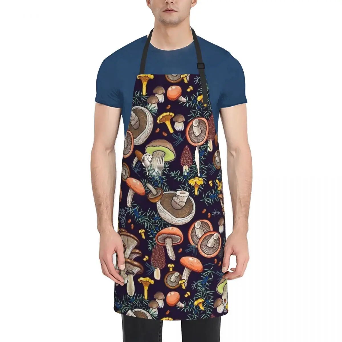 

Dark Dream Forest Apron for Men & Women Stylish Composite Fabric for Cooking, Cleaning & Gifts