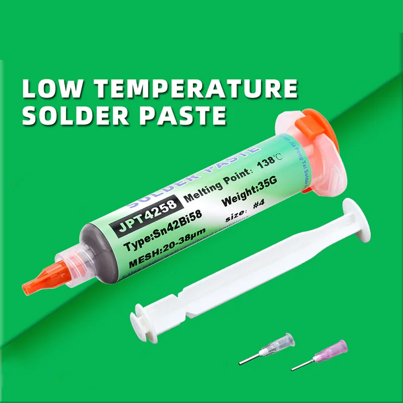 Needle Tube Solder Paste 138/151/183/227 ℃ USB LED SMD BGA  IC PCB Welding Tool Set Tail Plug Maintenance Syringe Flux 15g