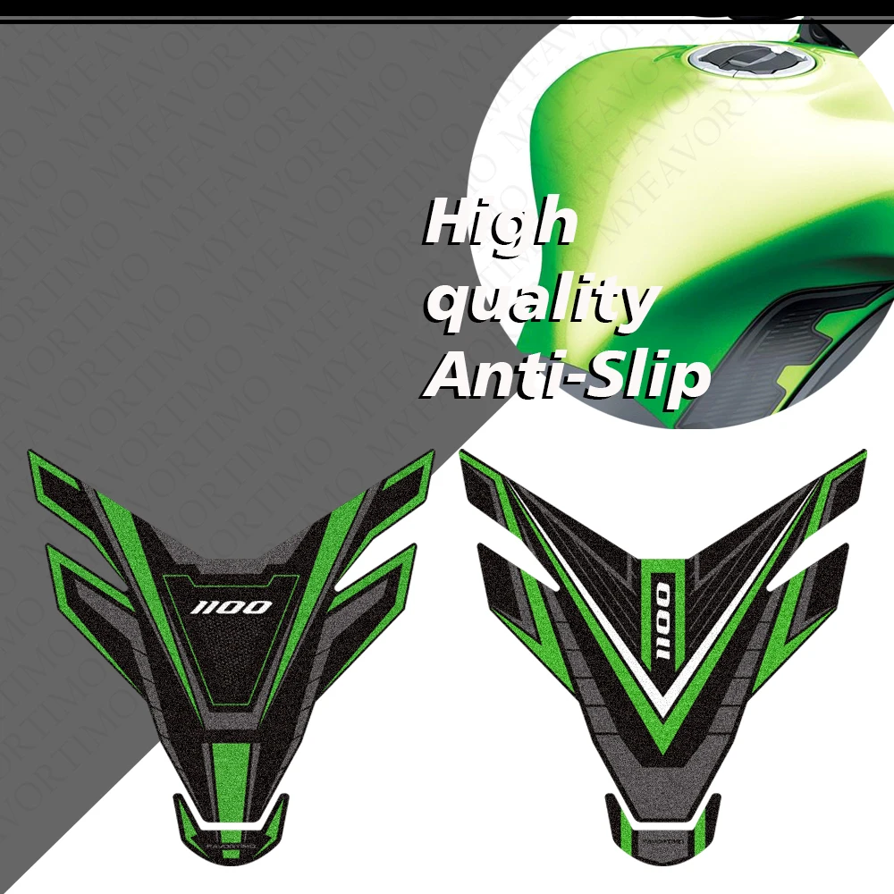 2024 2025 2026 2027 For Ninja 1100 1000 SX 1100SX 1000SX SE Tank Pad Knee Grip Gas Fuel Oil Protection Anti-slip Stickers Decals