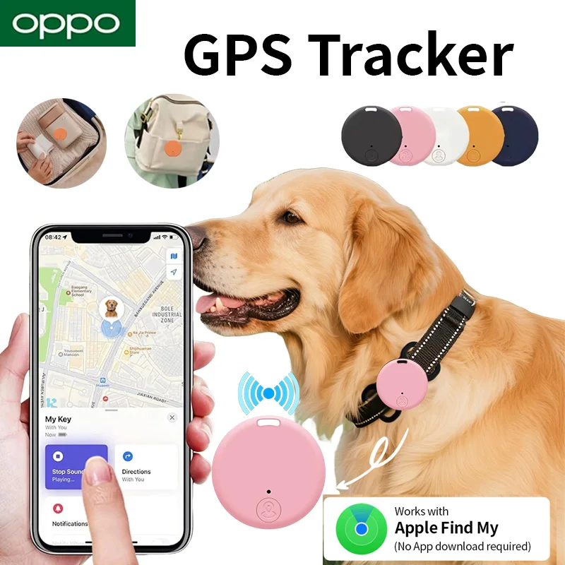 

OPPO Mini GPS Tracker Bluetooth 5.0 Anti-Lost Device Pet Kids Bag Wallet Tracking IOS Android Smart Finder Locator Accessories