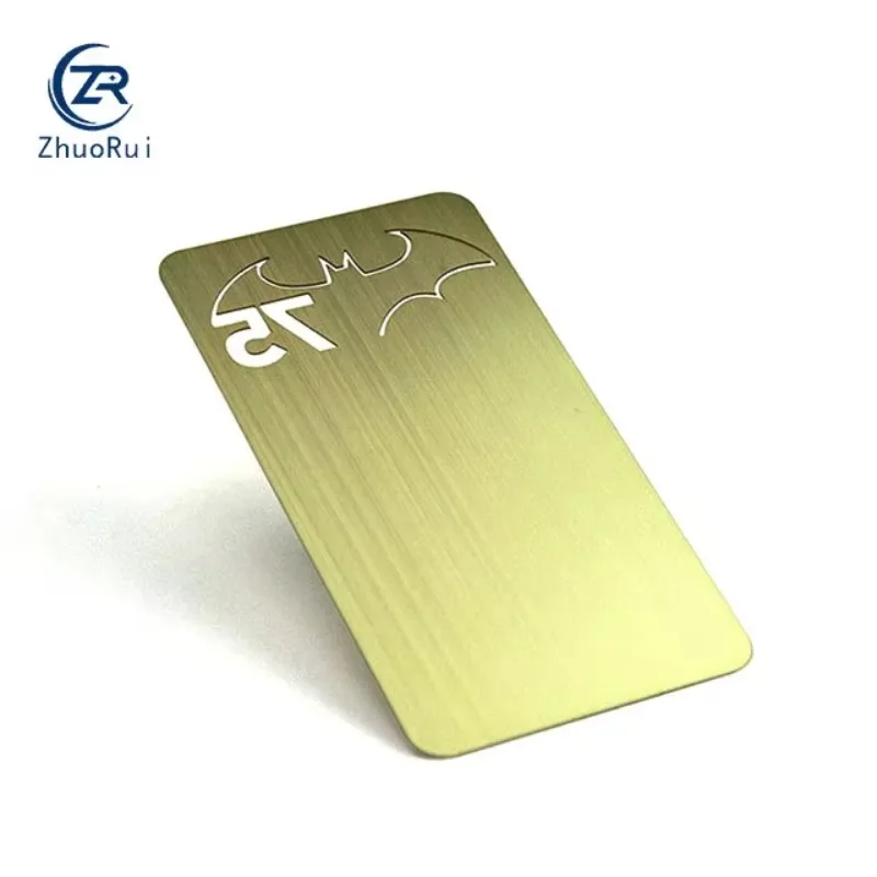 Customized High-end Frosted Metal Membership Card   Vip Member Metal Business Card