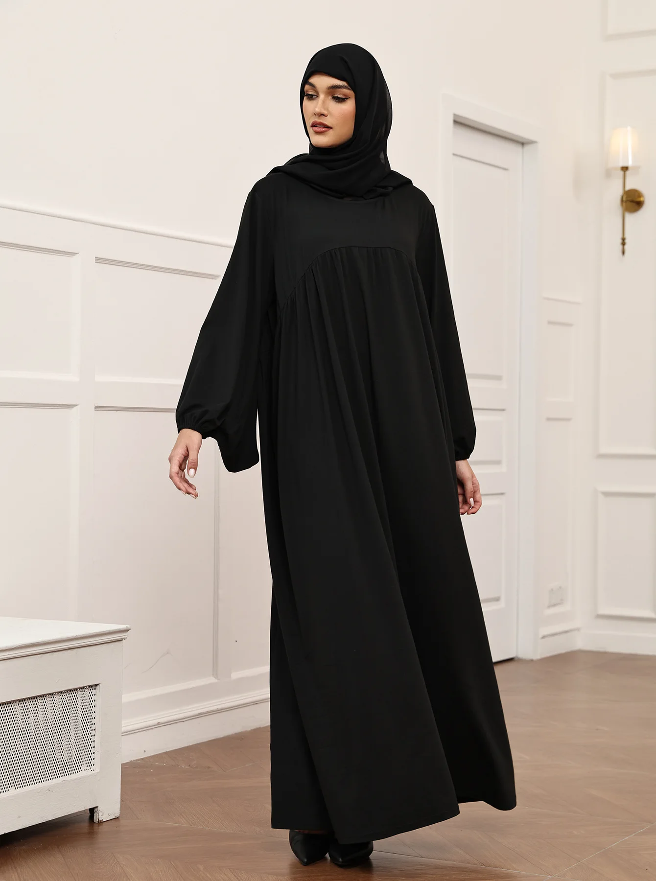 Eid Djellaba Muslim Women Hijab Dress Modest Dubai Abaya Kaftan Caftan Marocain Femme Robe Prayer Islam Jalabiya Kebaya Turkey